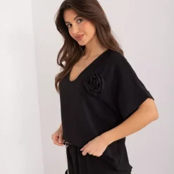 JEANS Lyhythihaiset Paidat Ja Topit></noscript>Rue Paris Omely paita musta