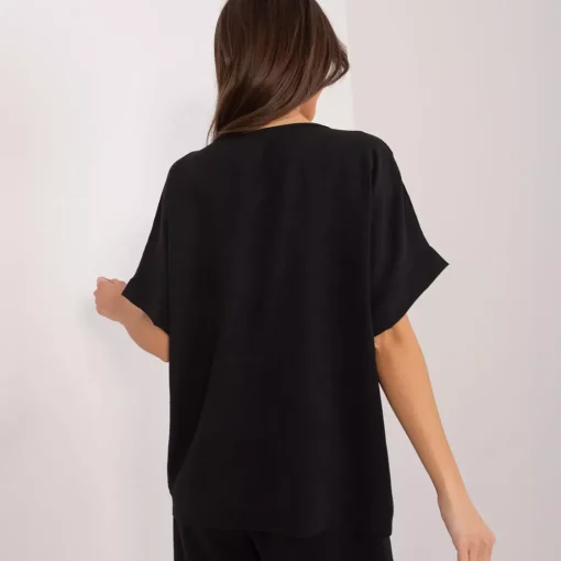 JEANS Lyhythihaiset Paidat Ja Topit>Rue Paris Omely paita musta