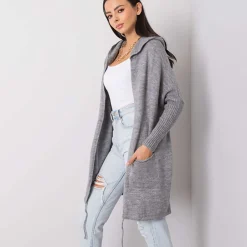 JEANS Neuleet></noscript>Rue Paris Patty neuletakki v.harmaa