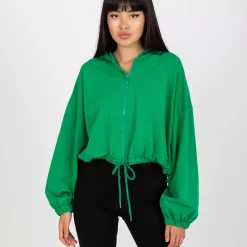 JEANS Hupparit></noscript>Rue Paris Rubie Crop huppari vihreä