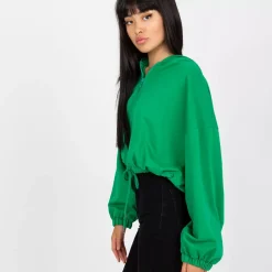 JEANS Hupparit></noscript>Rue Paris Rubie Crop huppari vihreä