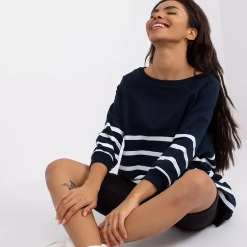 JEANS Pitkähihaiset Paidat>Rue Paris Sydney trikoopaita navy