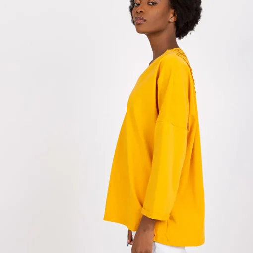 JEANS Pitkähihaiset Paidat>Rue Paris Sylvie paita mustard
