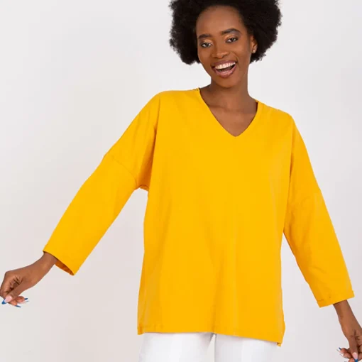 JEANS Pitkähihaiset Paidat>Rue Paris Sylvie paita mustard