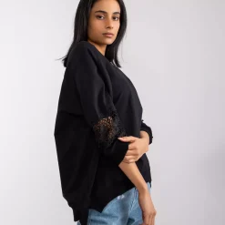 JEANS Pitkähihaiset Paidat>Rue Paris Torino trikoopaita musta