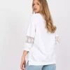 JEANS Pitkähihaiset Paidat>Rue Paris Torino trikoopaita valkoinen