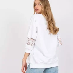 JEANS Pitkähihaiset Paidat>Rue Paris Torino trikoopaita valkoinen