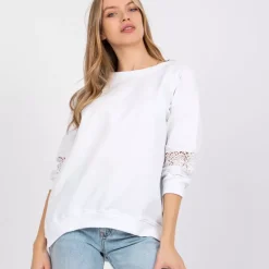 JEANS Pitkähihaiset Paidat></noscript>Rue Paris Torino trikoopaita valkoinen