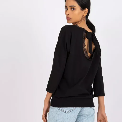 JEANS Pitkähihaiset Paidat>Rue Paris Wioleta trikoopaita musta