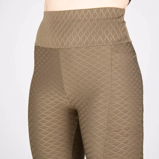 JEANS Leggingsit>ShoSho Diamond Honeycomb leggingsit khaki