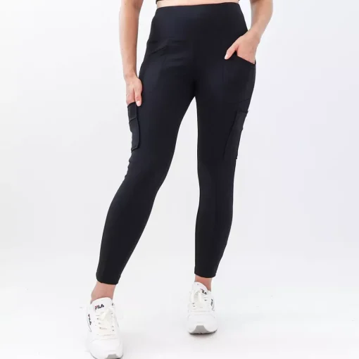 JEANS Leggingsit>ShoSho Tess cargoleggingsit musta