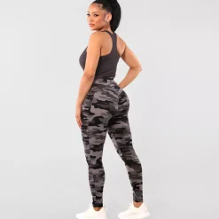 JEANS Leggingsit>ShoSho Zoe Soft Brush leggingsit maastokuvio