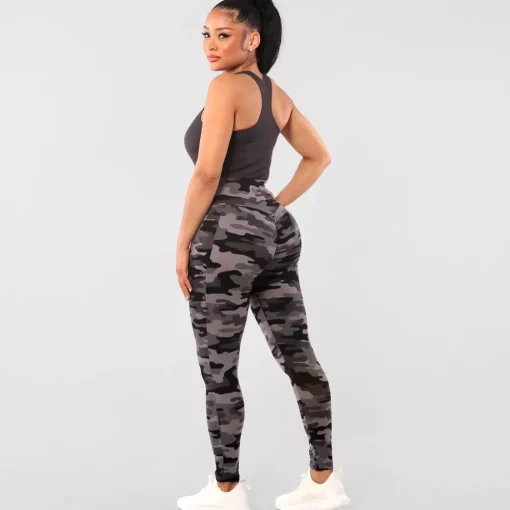 JEANS Leggingsit>ShoSho Zoe Soft Brush leggingsit maastokuvio