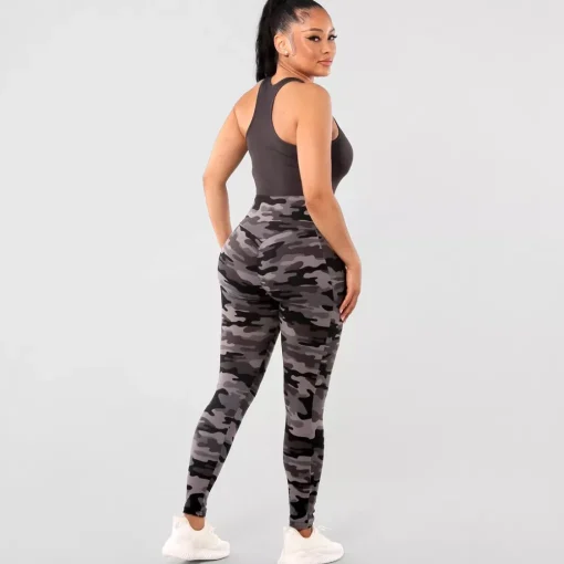 JEANS Leggingsit>ShoSho Zoe Soft Brush leggingsit maastokuvio