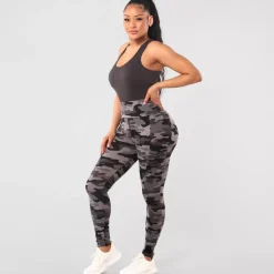 JEANS Leggingsit></noscript>ShoSho Zoe Soft Brush leggingsit maastokuvio