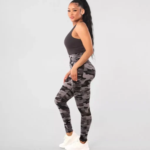 JEANS Leggingsit>ShoSho Zoe Soft Brush leggingsit maastokuvio