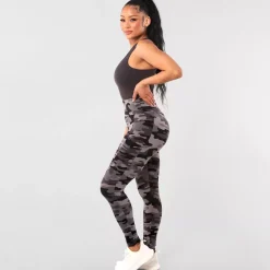 JEANS Leggingsit></noscript>ShoSho Zoe Soft Brush leggingsit maastokuvio