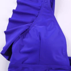 JEANS Uima-asut></noscript>Sininen uimatoppi ja kuvioidut uimahousut