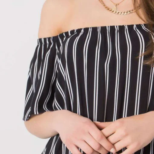 JEANS Minimekot>Sublevel Akira mekko raidallinen/musta