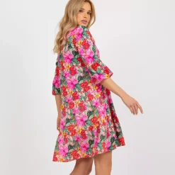 JEANS Minimekot></noscript>Sublevel Blaze kukkamekko pinkki