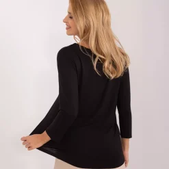 JEANS Pitkähihaiset Paidat>Sublevel Melania A-linjainen paita musta