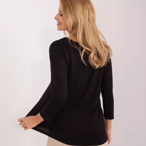 JEANS Pitkähihaiset Paidat>Sublevel Melania A-linjainen paita musta
