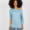 JEANS Pitkähihaiset Paidat>The Fancy Vailey Batwing paita baby blue
