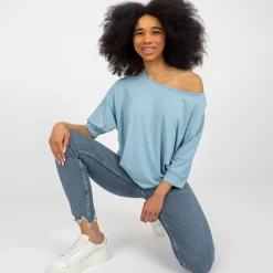 JEANS Pitkähihaiset Paidat></noscript>The Fancy Vailey Batwing paita baby blue