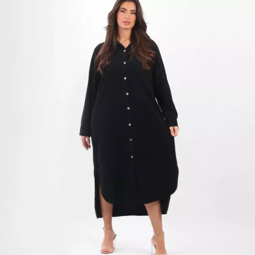 JEANS Midimekot | Plus!>TLL Odette paitamekko musta