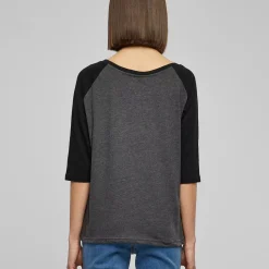 JEANS Pitkähihaiset Paidat | Plus!></noscript>Urban Classics 3/4 CT Raglan paita harmaa