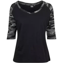 JEANS Pitkähihaiset Paidat | Plus!></noscript>Urban Classics 3/4 CT Raglan paita musta