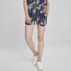 JEANS Shortsit Ja Caprit>Urban Classics AOP Viscose Resort shortsit navy/kukkakuvio