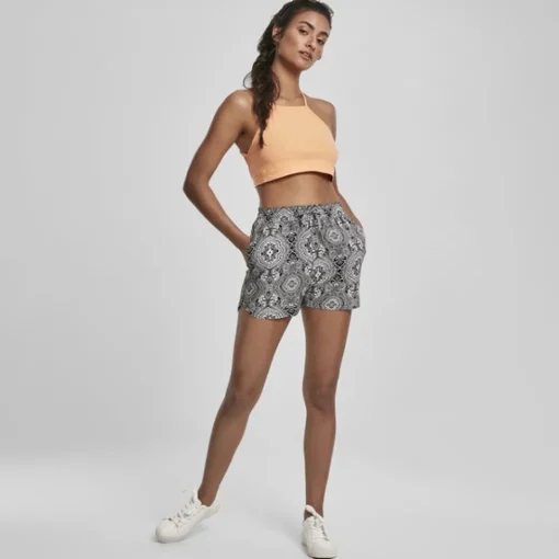 JEANS Shortsit Ja Caprit>Urban Classics AOP Viscose Resort shortsit bandana/kuvioitu
