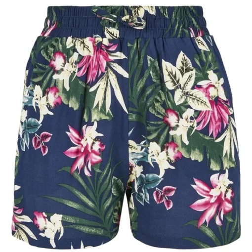 JEANS Shortsit Ja Caprit>Urban Classics AOP Viscose Resort shortsit navy/kukkakuvio
