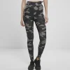 JEANS Leggingsit>Urban Classics Camo Tech leggingsit dark camo