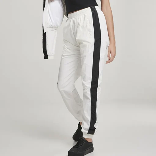 JEANS Housut>Urban Classics Crinkle tuulihousut valkoinen