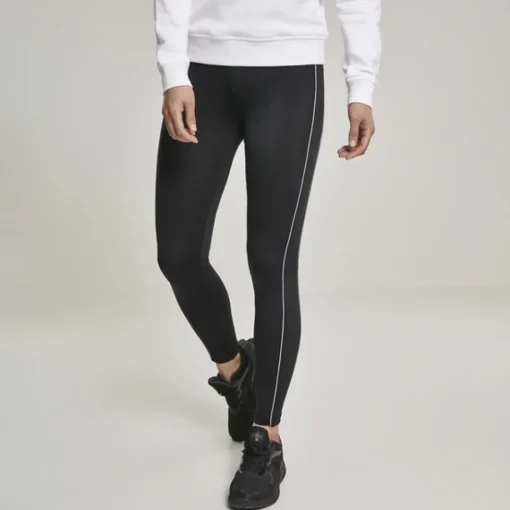 JEANS Leggingsit>Urban Classics High Waist Reflective leggingsit musta