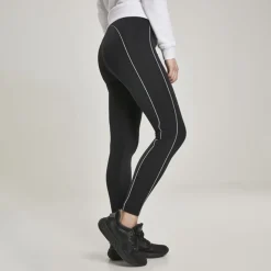 JEANS Leggingsit></noscript>Urban Classics High Waist Reflective leggingsit musta