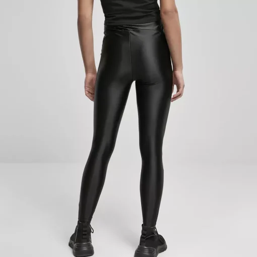JEANS Leggingsit | Plus!>Urban Classics Highwaist Shiny leggingsit musta