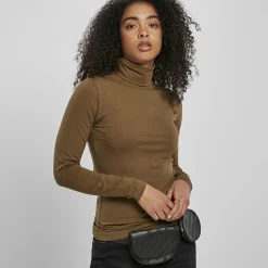 JEANS Pitkähihaiset Paidat>Urban Classics Turtleneck paita Summer Olive