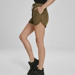 JEANS Shortsit Ja Caprit>Urban Classics Viscose Resort shortsit oliivi