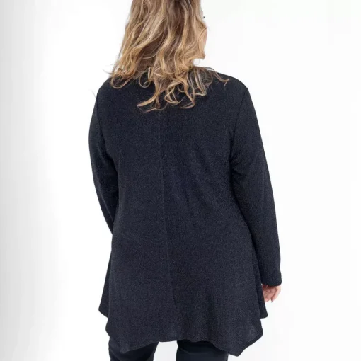 JEANS Pitkähihaiset Paidat | Plus!>2W Paris Latoya kimaltava paita musta