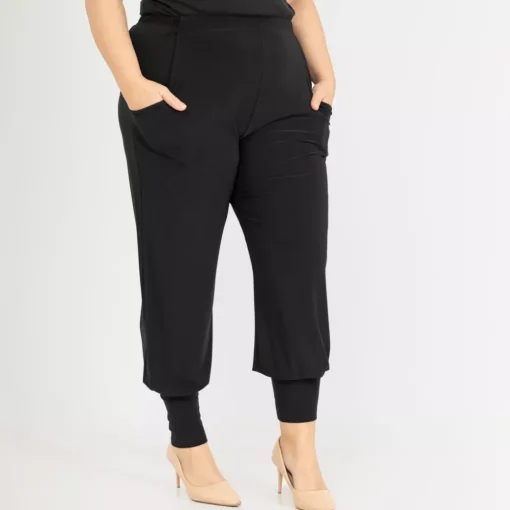 JEANS Housut>2W Paris Megan housut musta