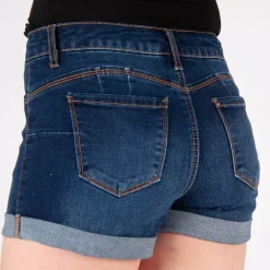 JEANS Shortsit Ja Caprit></noscript>Wax Jean Greta Push Up farkkushortsit t.sininen
