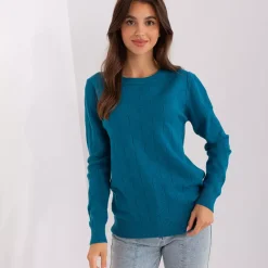 JEANS Pitkähihaiset Paidat>Wool Fashion Emila neulospaita petrooli