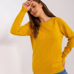 JEANS Pitkähihaiset Paidat>Wool Fashion Emila neulospaita mustard