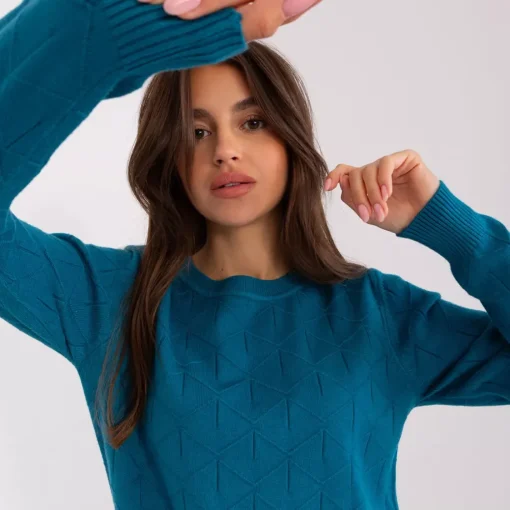 JEANS Pitkähihaiset Paidat>Wool Fashion Emila neulospaita petrooli