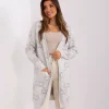 JEANS Neuleet>Wool Fashion Omar neuletakki v.harmaa