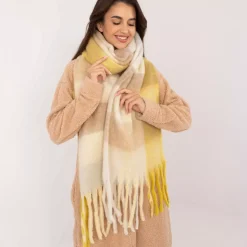 JEANS Huivit Ja Käsineet></noscript>Wool Fashion suuri kaulahuivi keltainen