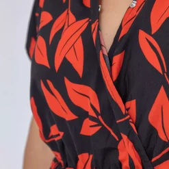 JEANS Midimekot | Plus!>World Lilly mekko musta-punainen